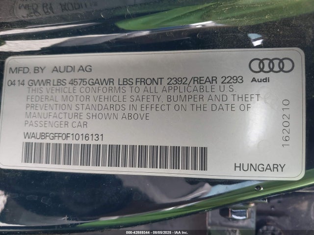 2015 AUDI A3 WAUBFGFF0F1016131 Photo 8