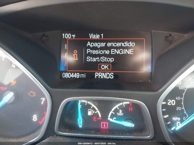 1FMCU0HD3KUC29871 Ford 1.5l gtdi sigma w/premium fuel