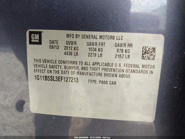 1G11B5SL3EF127213 Chevrolet lkw