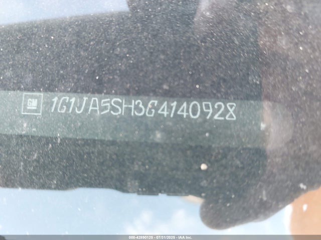 1G1JA5SH3G4140928 Chevrolet luw - e85 max