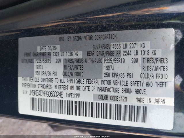 JM3KE4DY6G0680246 Mazda py