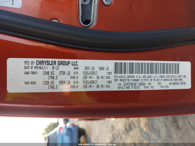 3C4PDDBG0ET108584 Dodge Journey