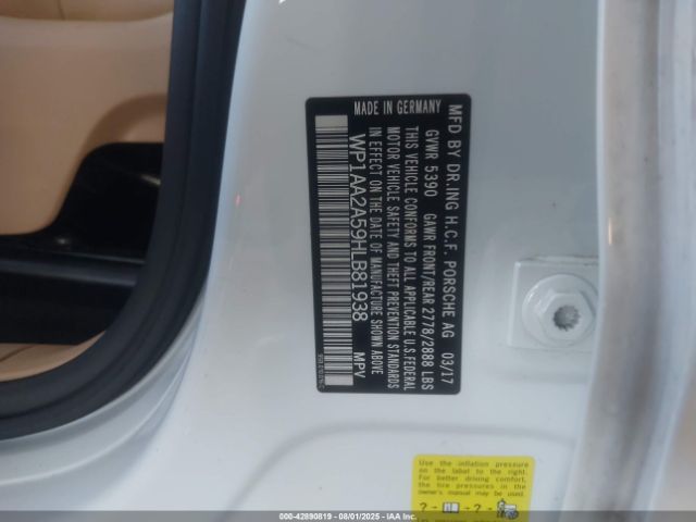 2017 PORSCHE MACAN WP1AA2A59HLB81938 Photo 8