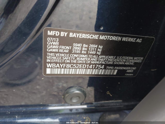 WBAYF8C52ED141754 BMW 2014