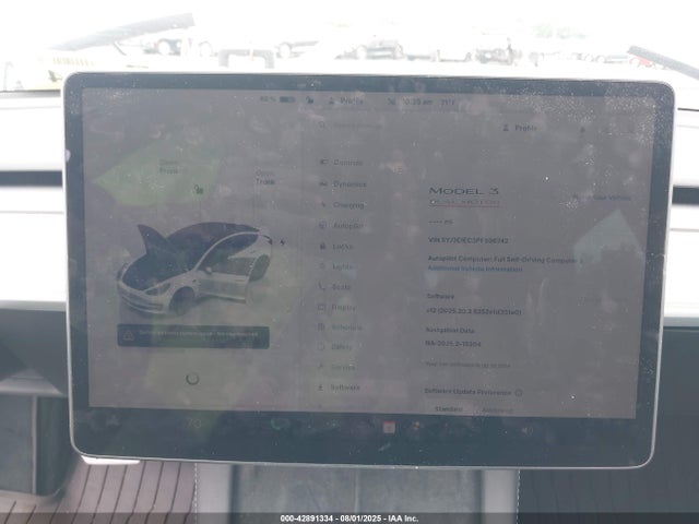 5YJ3E1EC3PF596742 Tesla 2023