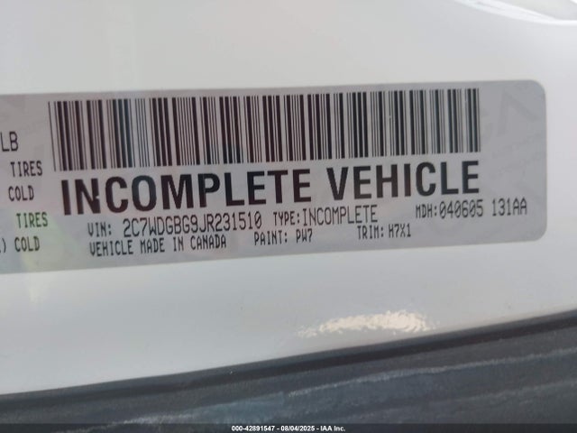2C7WDGBG9JR231510 Dodge Grand Caravan Se