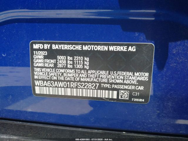 2024 BMW M440I GRAN COUPE WBA63AW01RFS22827 Photo 8