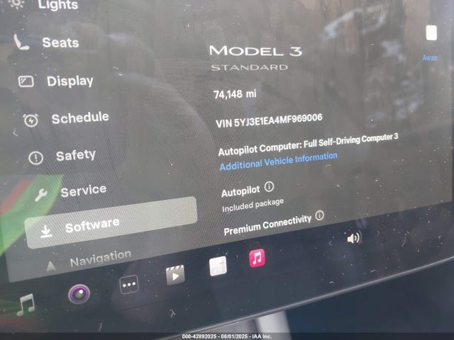 2021 TESLA MODEL 3 5YJ3E1EA4MF969006 Photo 6