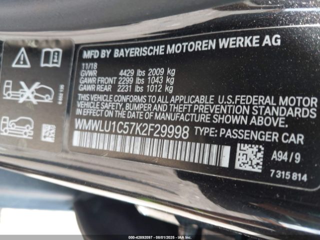 2019 MINI CLUBMAN WMWLU1C57K2F29998 Photo 8
