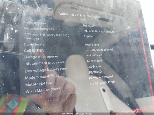 Tesla 2021 2021 5YJYGDED7MF103893 Image 19
