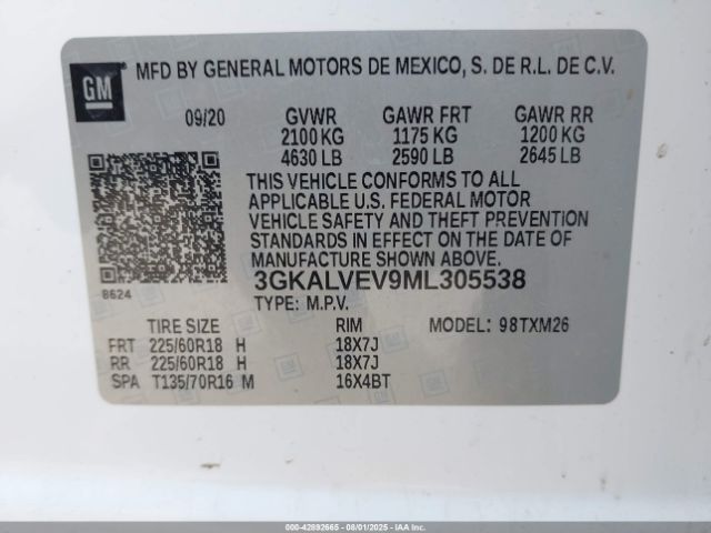 2021 GMC TERRAIN 3GKALVEV9ML305538 Photo 8