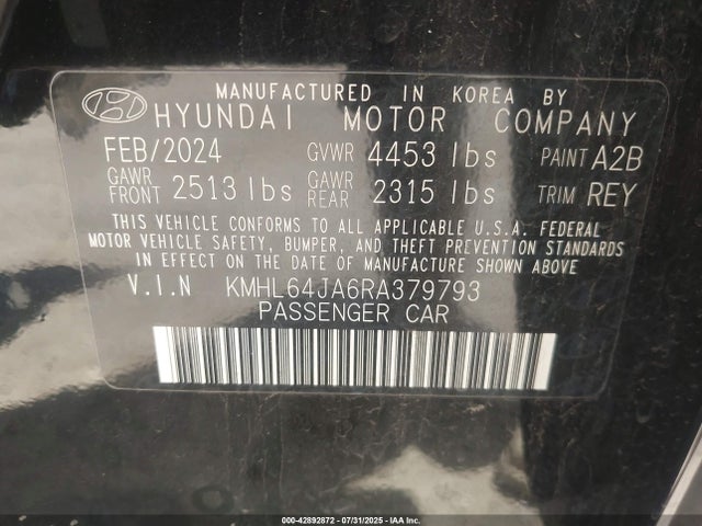KMHL64JA6RA379793 Hyundai gdi theta iii