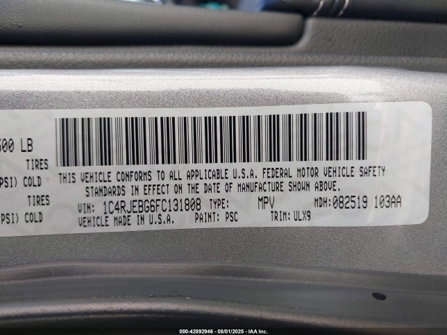1C4RJEBG6FC131808 Jeep 2015