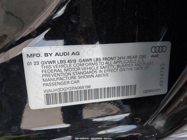 2023 AUDI S3 WAUH3DGY2PA068198 Photo 8