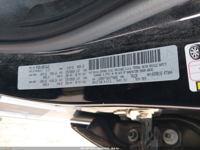 RAM 2019 2019 1C6RREFT0KN770692 Image 9