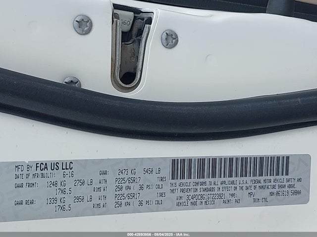 Dodge 2016 2016 3C4PDCBG1GT223921 Image 9