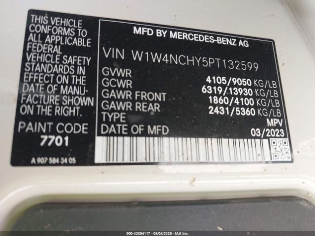 2023 MERCEDES-BENZ SPRINTER 2500 W1W4NCHY5PT132599 Photo 8