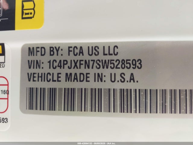 1C4PJXFN7SW528593 Jeep 2025