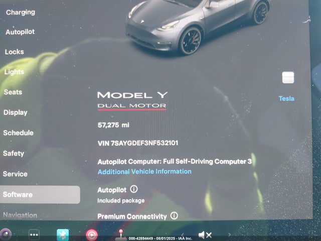 7SAYGDEF3NF532101 Tesla Model Y