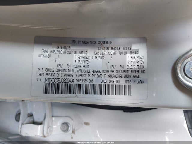 Mazda pe 2018 JM1DKDC75J0329404 Image 9
