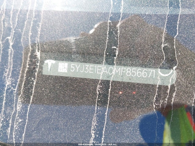 Tesla MODEL 3 2021 5YJ3E1EA0MF856671 Image 9