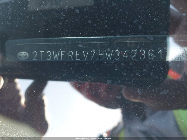 Toyota 2ar-fe 2017 2T3WFREV7HW342361 Image 9
