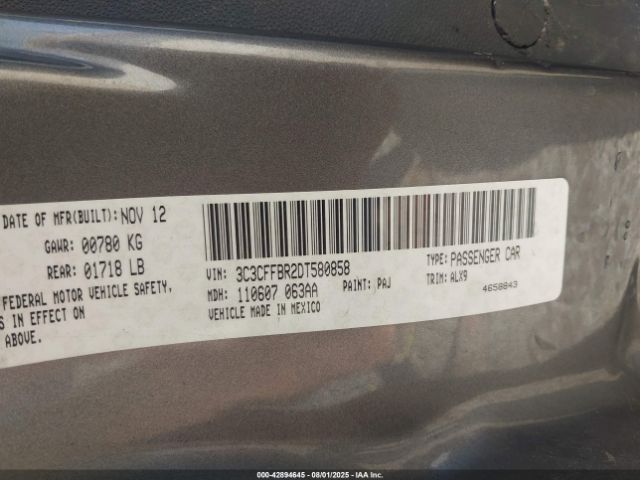 2013 FIAT 500 3C3CFFBR2DT580858 Photo 8