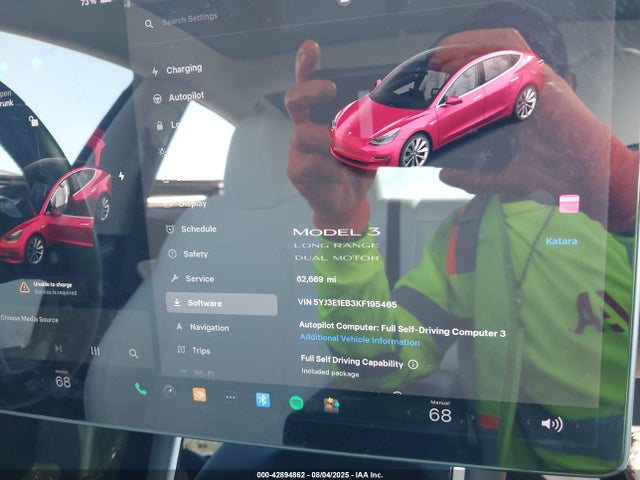 2019 TESLA MODEL 3 5YJ3E1EB3KF195465 Photo 6