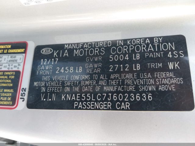 2018 KIA STINGER KNAE55LC7J6023636 Photo 8