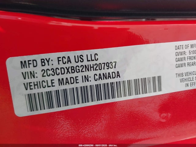 Dodge 2022 2022 2C3CDXBG2NH207937 Image 9
