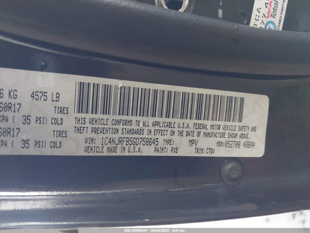Jeep 2016 2016 1C4NJRFB5GD758645 Image 9