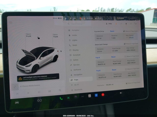 2021 TESLA MODEL Y 5YJYGDEF0MF240238 Photo 6