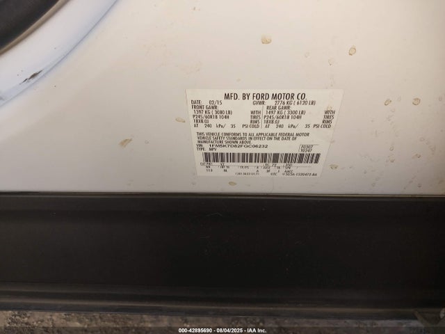 Ford Explorer 2015 1FM5K7D82FGC06232 Image 9