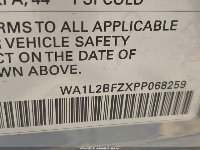 2023 AUDI Q4 E-TRON WA1L2BFZXPP068259 Photo 8