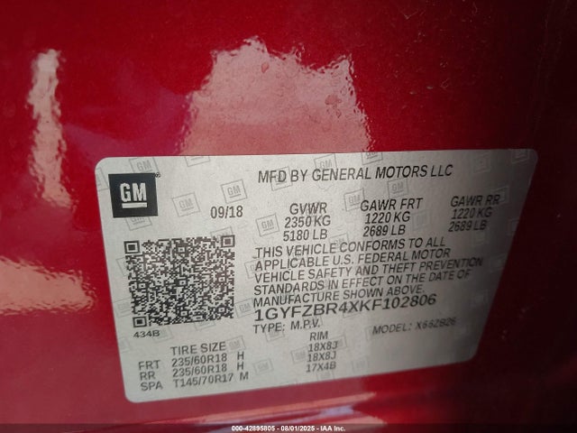 2019 CADILLAC XT4 1GYFZBR4XKF102806 Photo 8