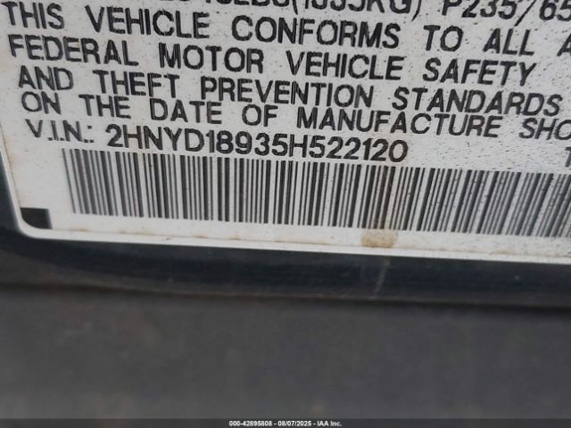 2005 ACURA MDX 2HNYD18935H522120 Photo 8