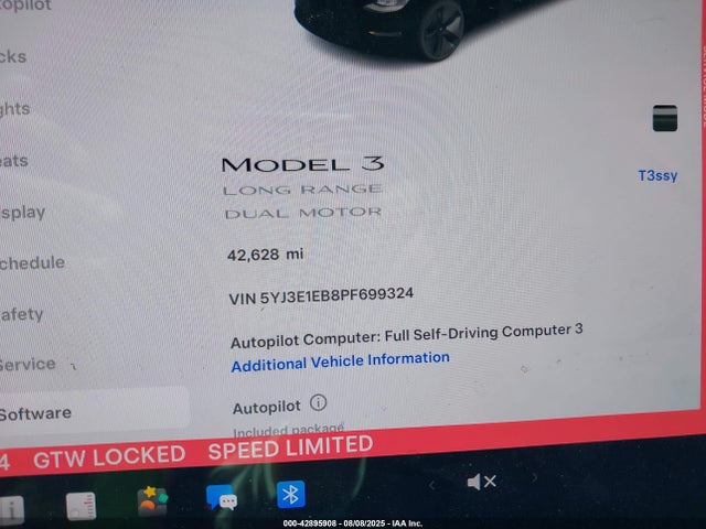 2023 TESLA MODEL 3 5YJ3E1EB8PF699324 Photo 6