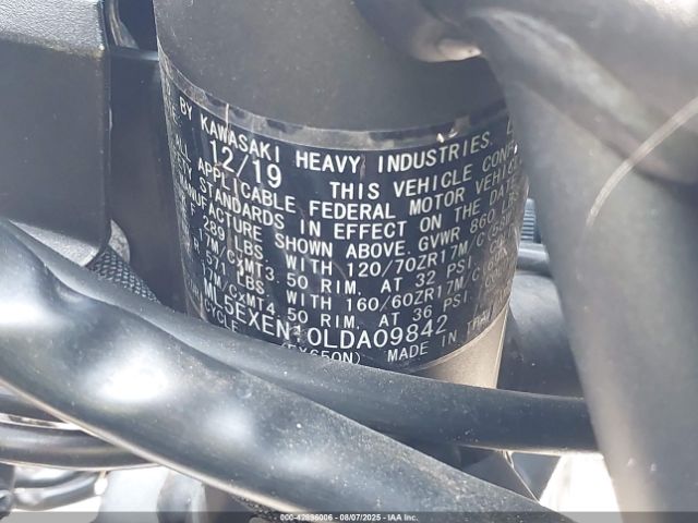 2020 KAWASAKI EX650 ML5EXEN10LDA09842 Photo 9