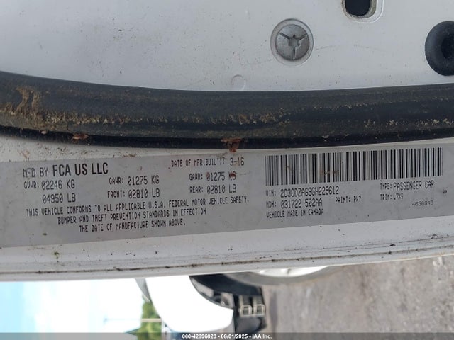Dodge 2016 2016 2C3CDZAG9GH225612 Image 9