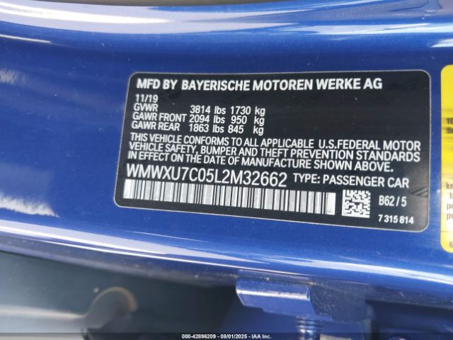 2020 MINI HARDTOP WMWXU7C05L2M32662 Photo 8