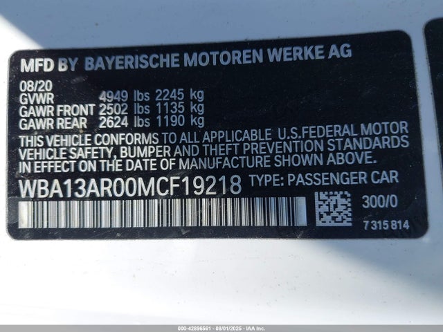 BMW M440I 2021 WBA13AR00MCF19218 Image 9