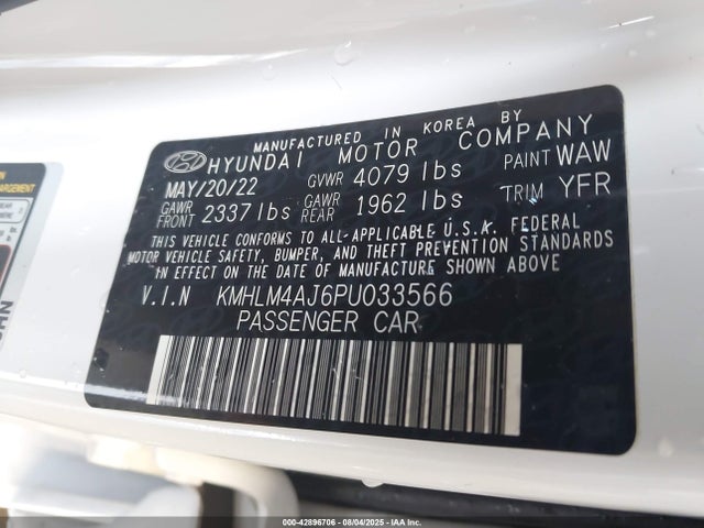 Hyundai gdi kappa 2023 KMHLM4AJ6PU033566 Image 9