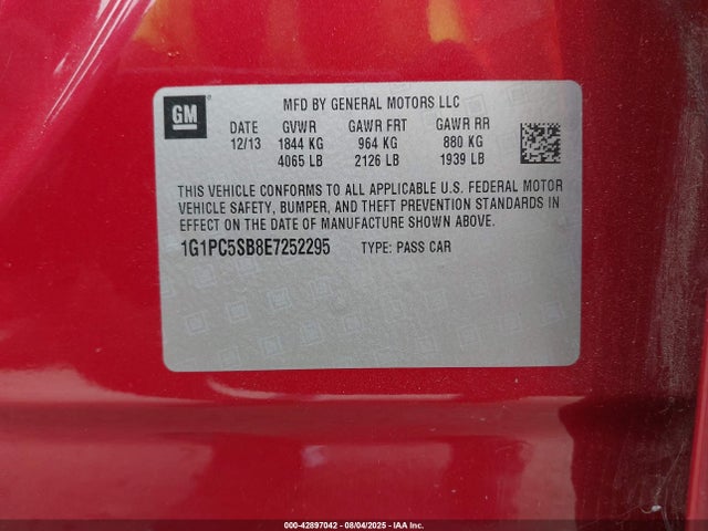 1G1PC5SB8E7252295 Chevrolet LUV