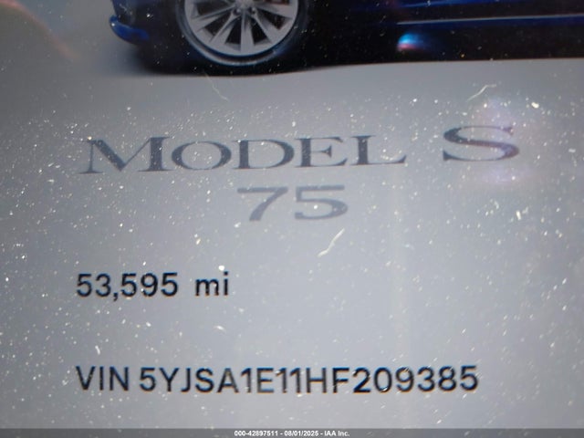 Tesla 2017 2017 5YJSA1E11HF209385 Image 7