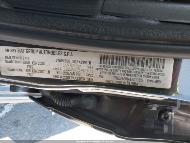 2014 FIAT 500L ZFBCFADH4EZ011185 Photo 8