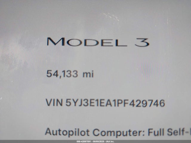 Tesla MODEL 3 2023 5YJ3E1EA1PF429746 Image 7