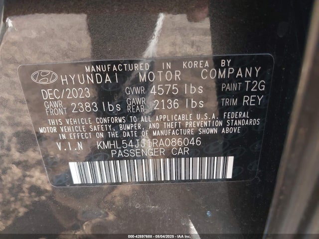 KMHL54JJ1RA086046 Hyundai gdi nu pe