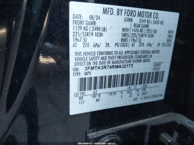 2024 FORD MUSTANG MACH-E 3FMTK3R74RMA32173 Photo 8