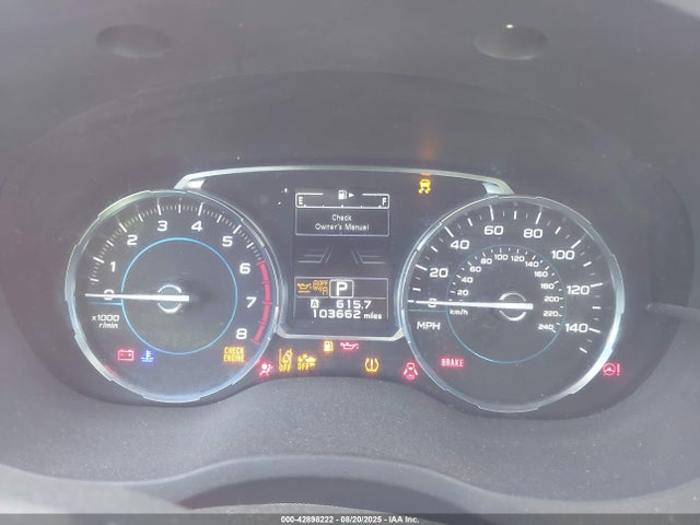 JF2SJAGC0JH578745 Subaru naturally aspirated u5