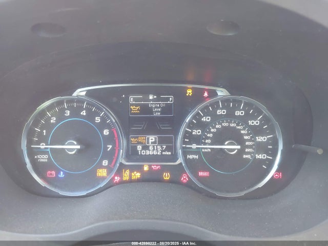 JF2SJAGC0JH578745 Subaru naturally aspirated u5